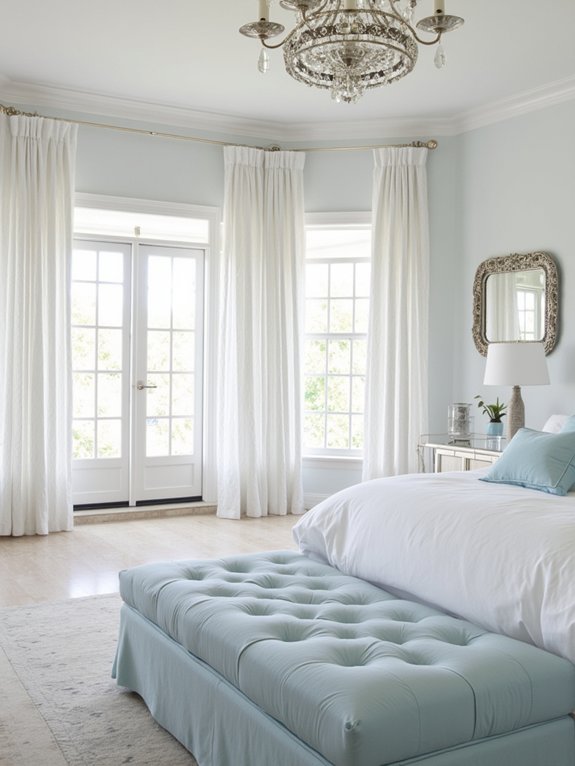 15 Light Blue Bedroom Ideas for a Fresh and Airy Look 8 elegant storage and seating